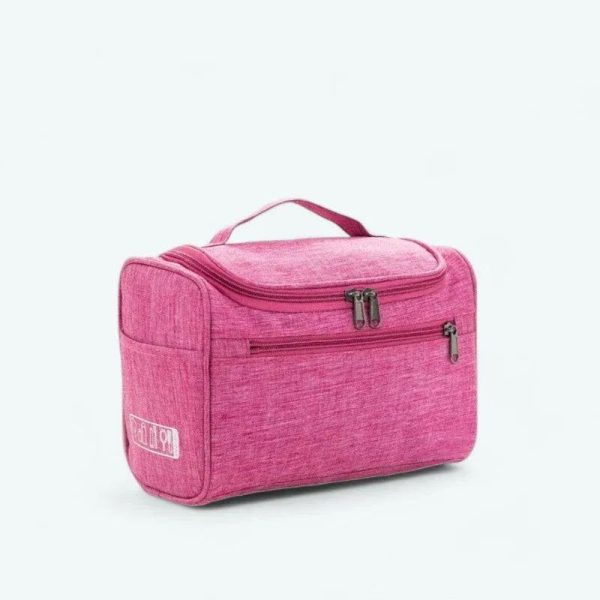 trousse de toilette avion rose femme
