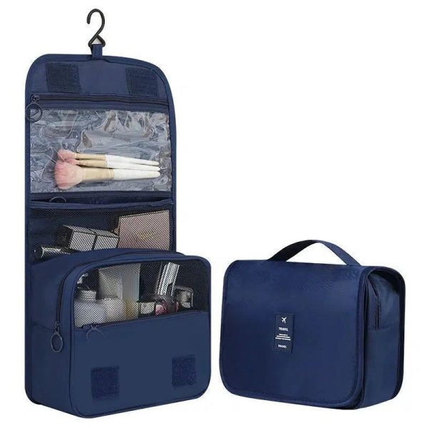 trousse de toilette bleue avion homme