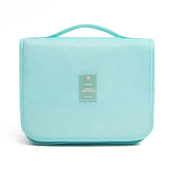 trousse de toilette bleue ciel voyage femme