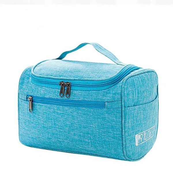 trousse de toilette bleue voyage femme