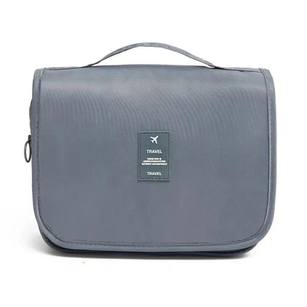 trousse de toilette gris à suspendre homme