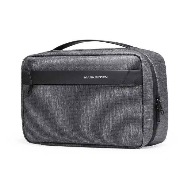 trousse de toilette grise tech voyage homme