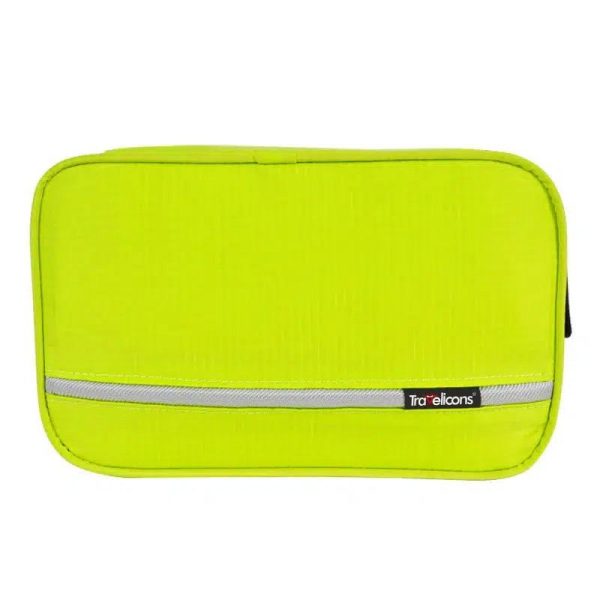 trousse de toilette jaune à suspendre voyage homme