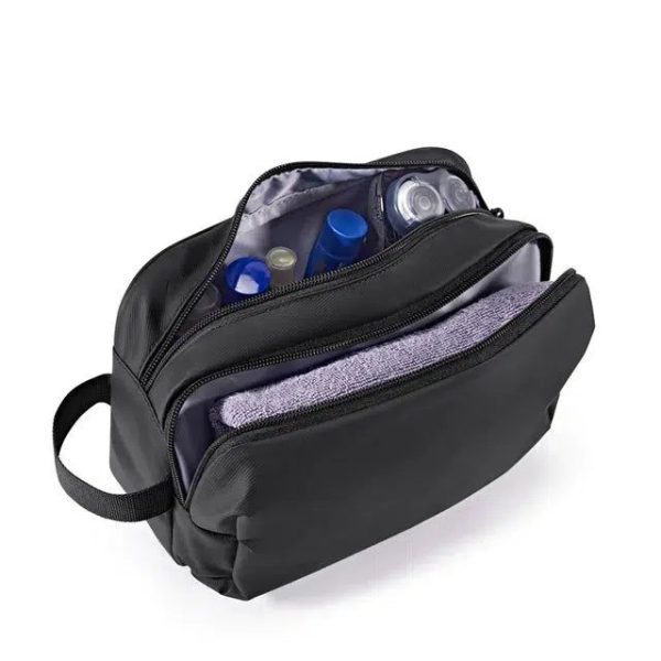 trousse de toilette noire voyage homme