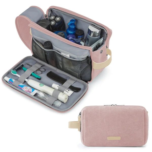 trousse de toilette rose avion femme