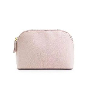 trousse de toilette rose en simili cuir femme