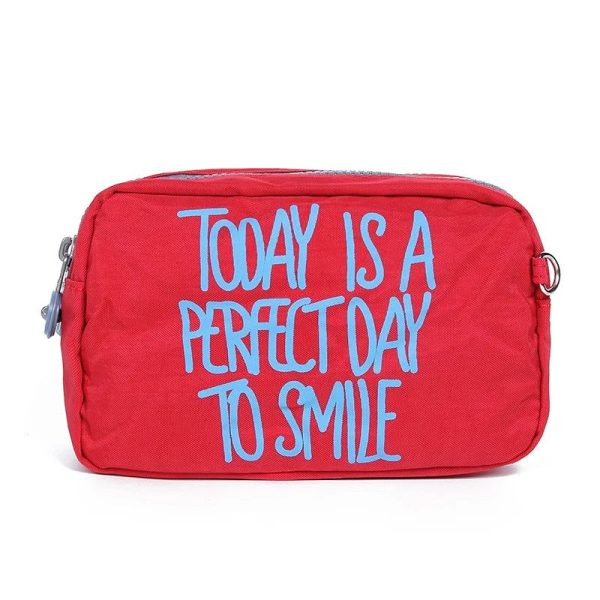 trousse de toilette rouge enfant