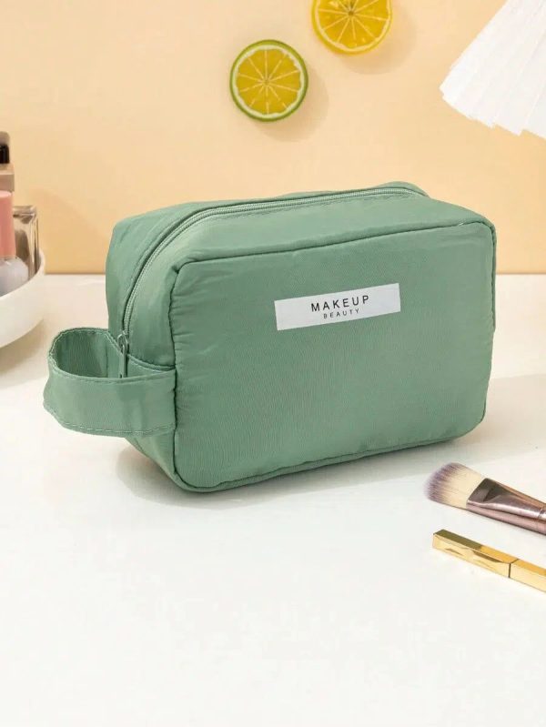 trousse de toilette verte voyage femme