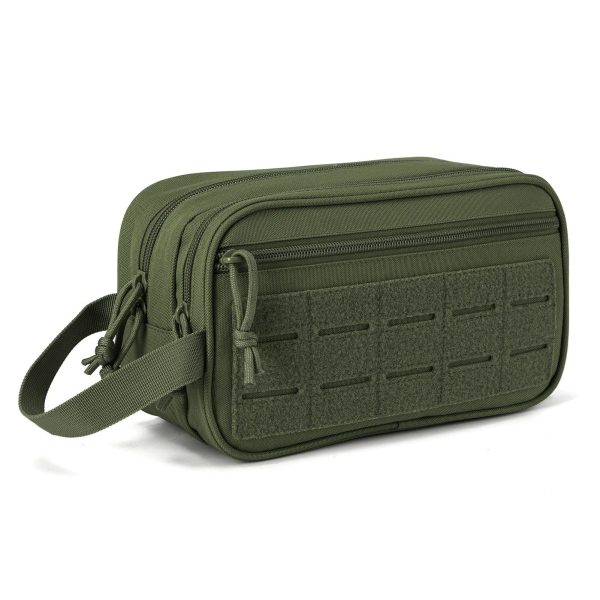 trousse de toilette verte voyage homme