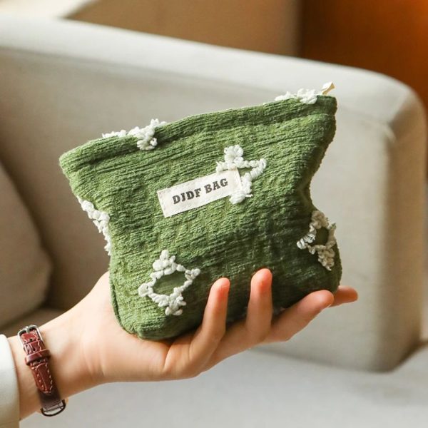 petite trousse à maquillage pour sac à main handmade