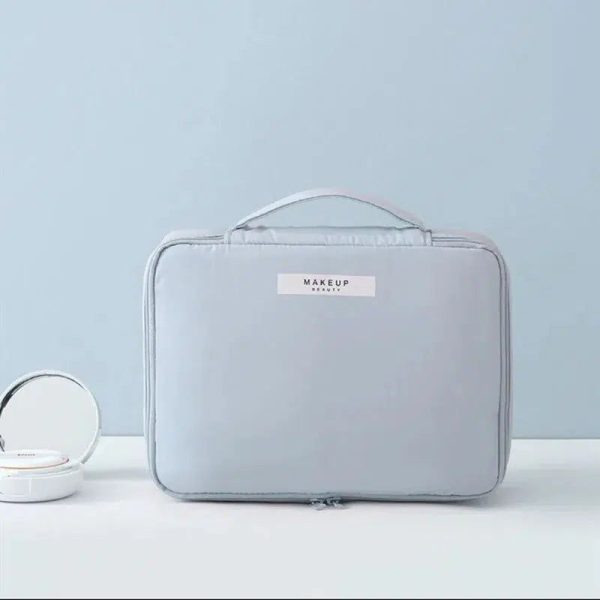 trousse de toilette bleue tendance femme