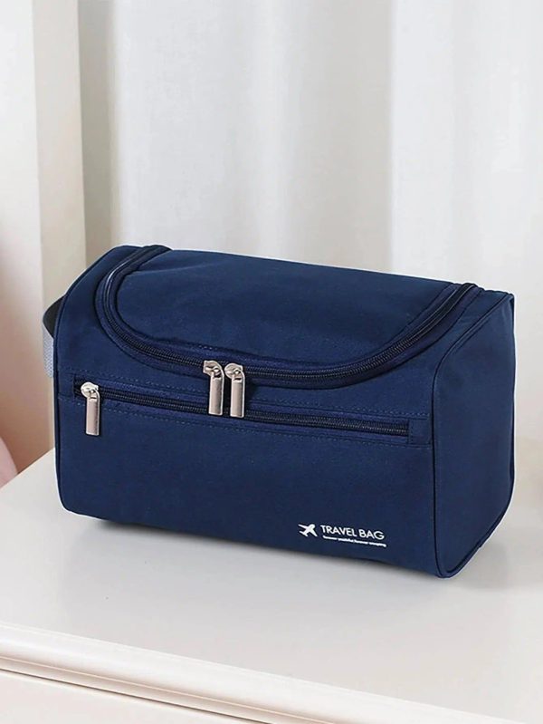 trousse de toilette bleue voyage en avion tendance homme