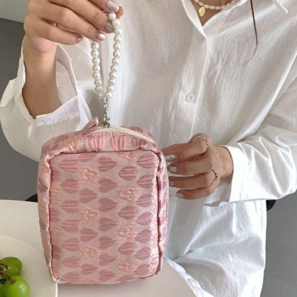 trousse de toilette cœur
