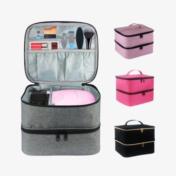 trousse de toilette femme avec compartiments