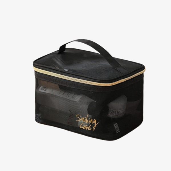 trousse de toilette femme transparente
