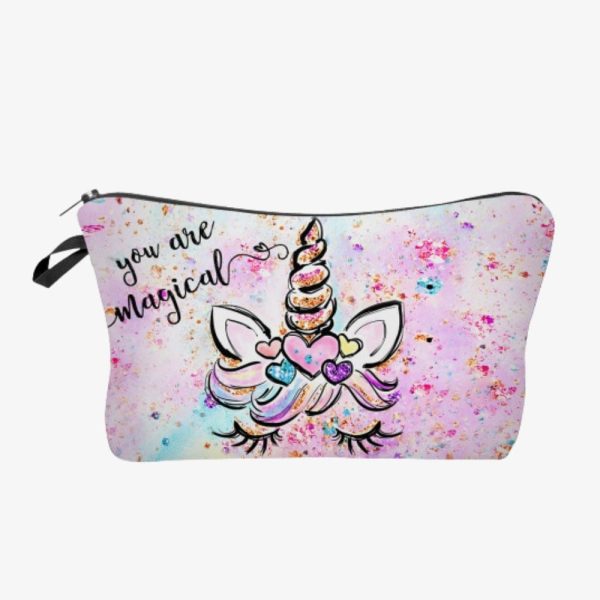 trousse de toilette fille licorne