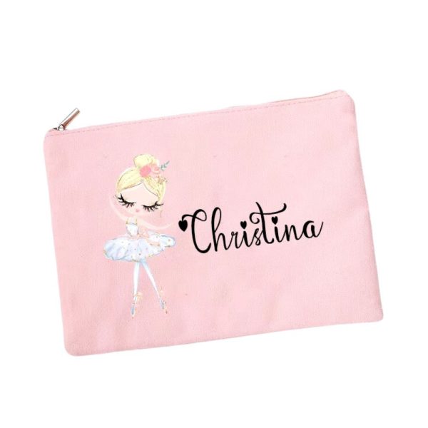 trousse de toilette fille personnalisée danseuse