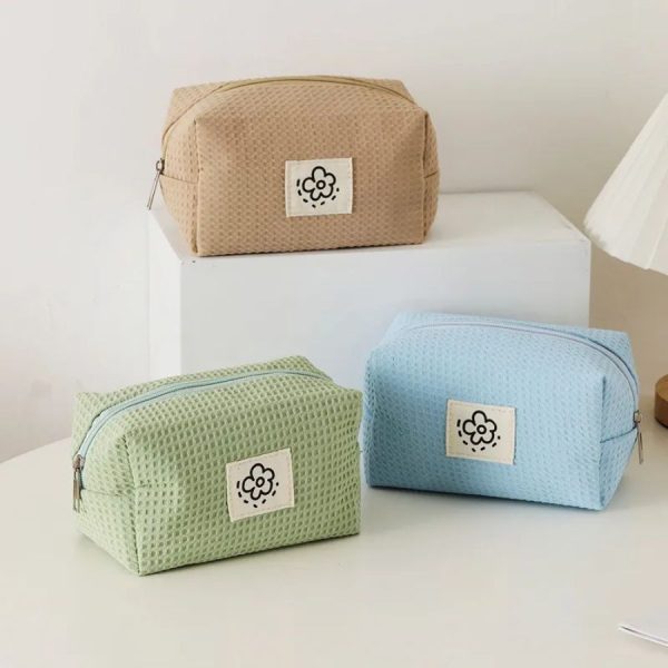 trousse de toilette gaze de coton femme
