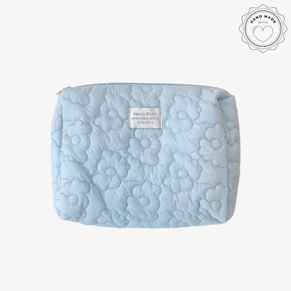 trousse de toilette matelassée