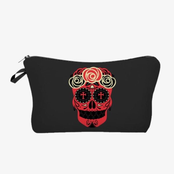 trousse de toilette tête de mort