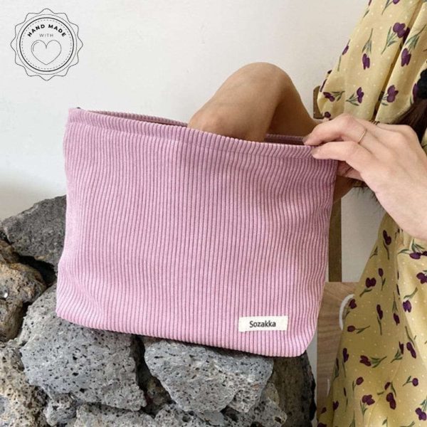 trousse de toilette velours